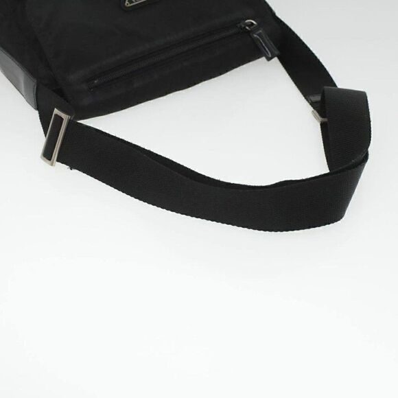 PRADA Shoulder Bag Nylon Black - Picture 7 of 15